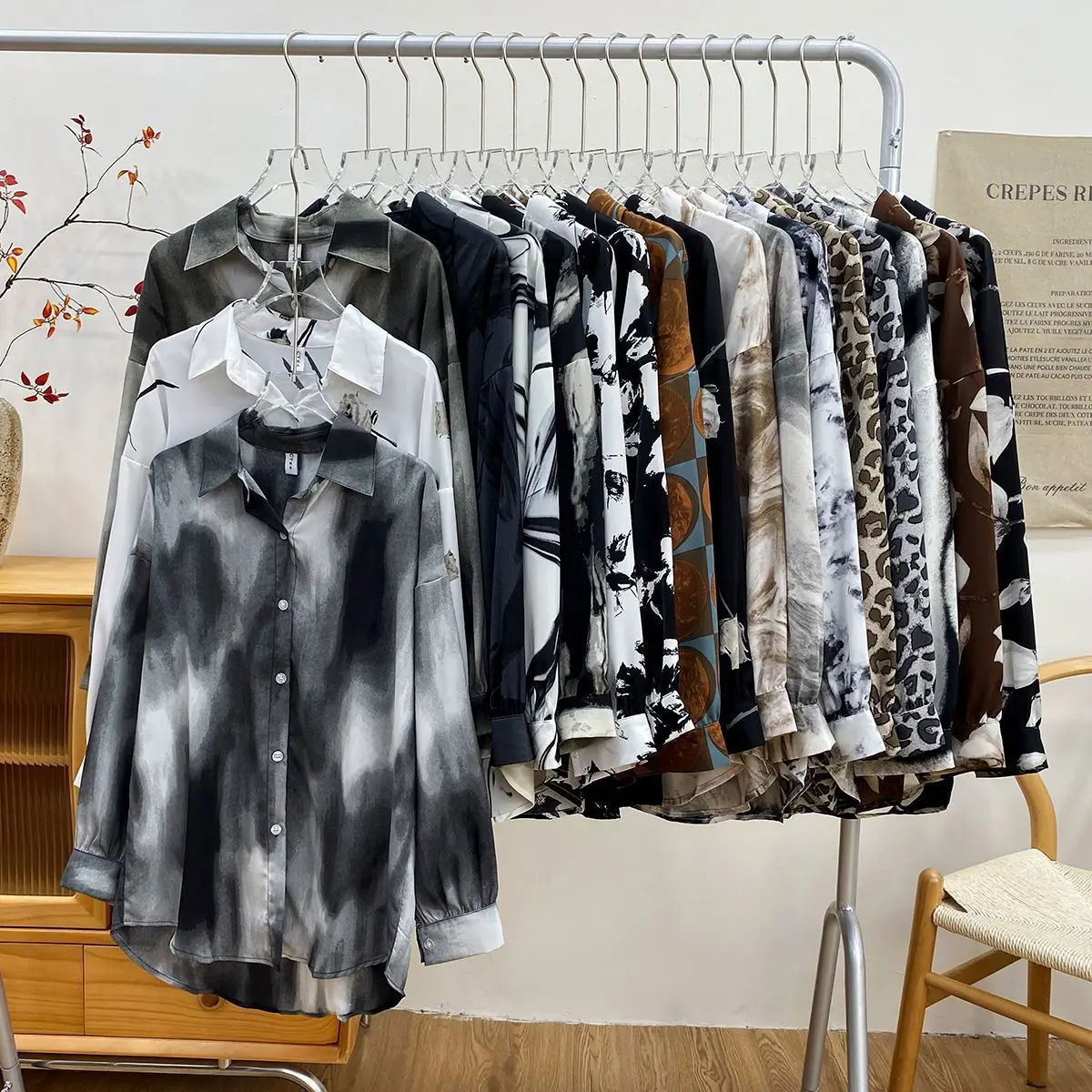 

Ретро adient Long Sve irt, женский весенне-осенний новый Sle, высококачественный Ele, универсальная утягивающая внутренняя одежда, модный топ