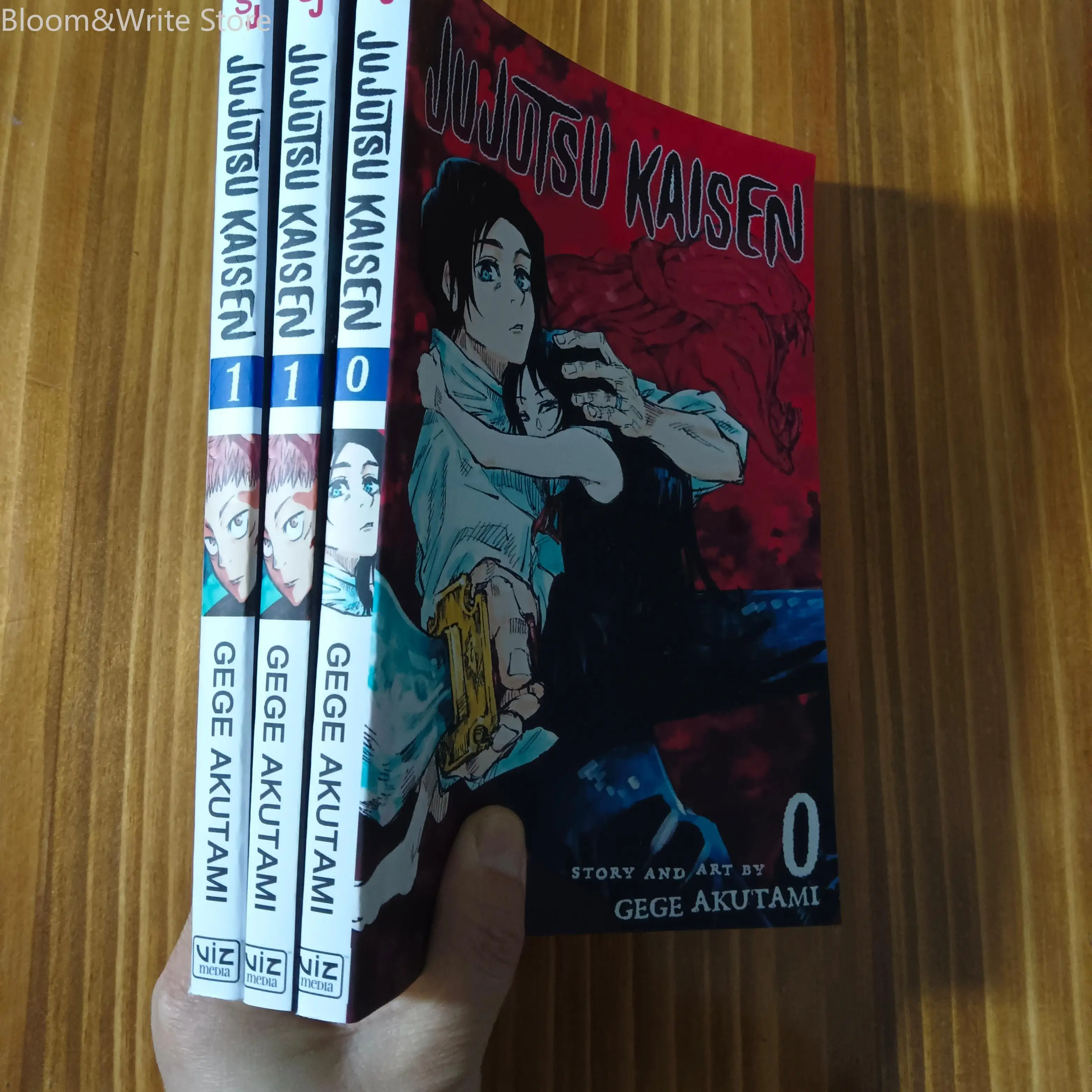 Jujitsu Kaisen 0-25 Volume, 26 Buku Set Lengkap, Genre Fiksi Ilmiah Komik Versi Bahasa Inggris dan Ketegangan