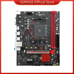 La scheda madre JGINYUE AM4 supporta i processori AMD Ryzen R3 5 7 1/2/3/4/5a CPU DDR4 memoria RAM a doppio canale M-ATX A520M-H