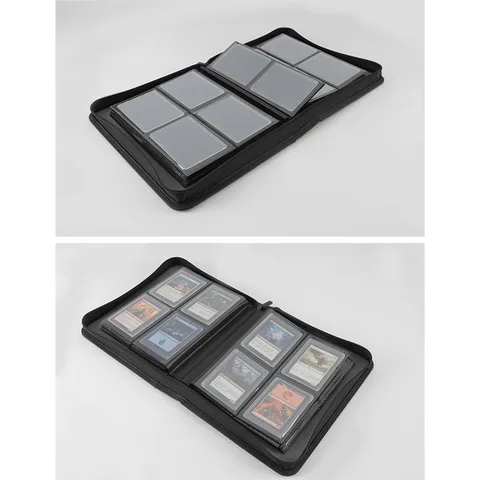 Популярный альбом-регистратор Toploader вмещает 112 карточек Toploader с 4 карманами и боковой загрузкой для коллекционных карточек формата 3x4 дюйма Toploader MTG/TCG топ 10 папка-регистратор с 4 карманами - №10