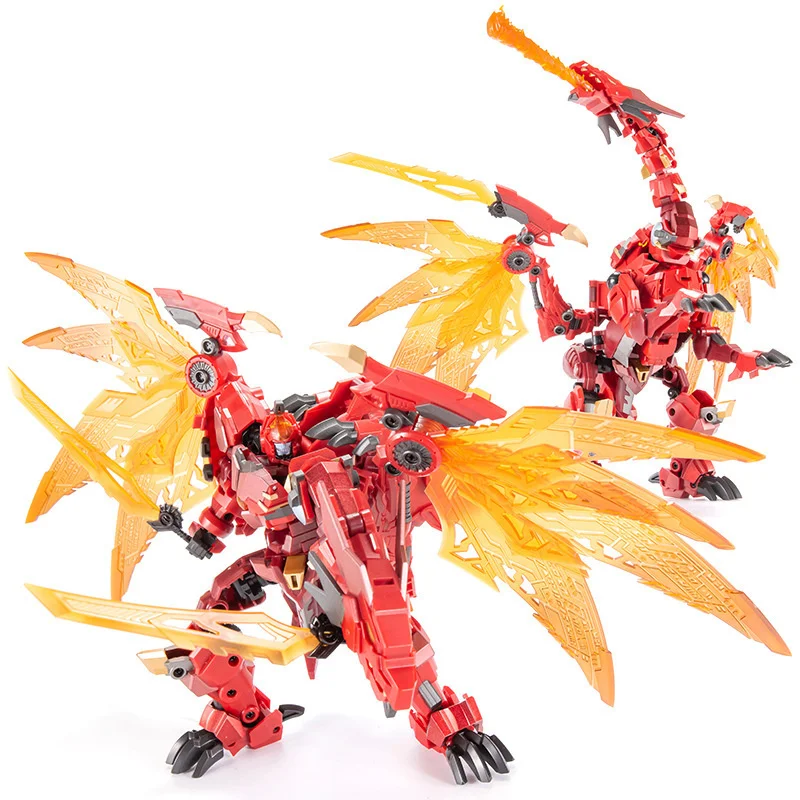 JINBAO 8871 Transmetal 2 Megatoron Red Dragon Transformation Beast Wars BW Toys Action Figure DX09 DF07 Optims Prima Robot Model