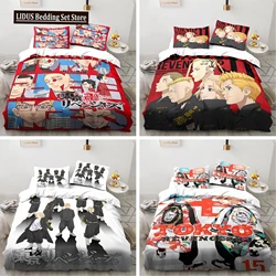 Anime Tokyo Revengers Ryuguuji Ken Sano Manjiro Duvet Cover Cartoon Bedding Sets Bed Set Quilt Comforter Covers Home Textiles