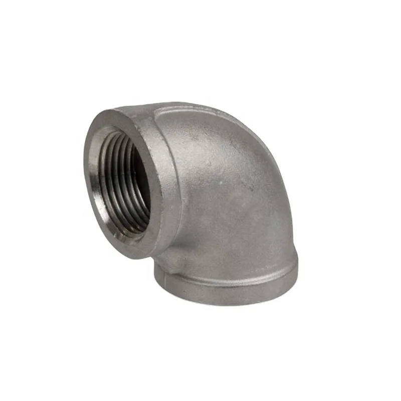 Forged Pipe Fitting Stainless Steel 316L DN65 3000# Thread Elbow