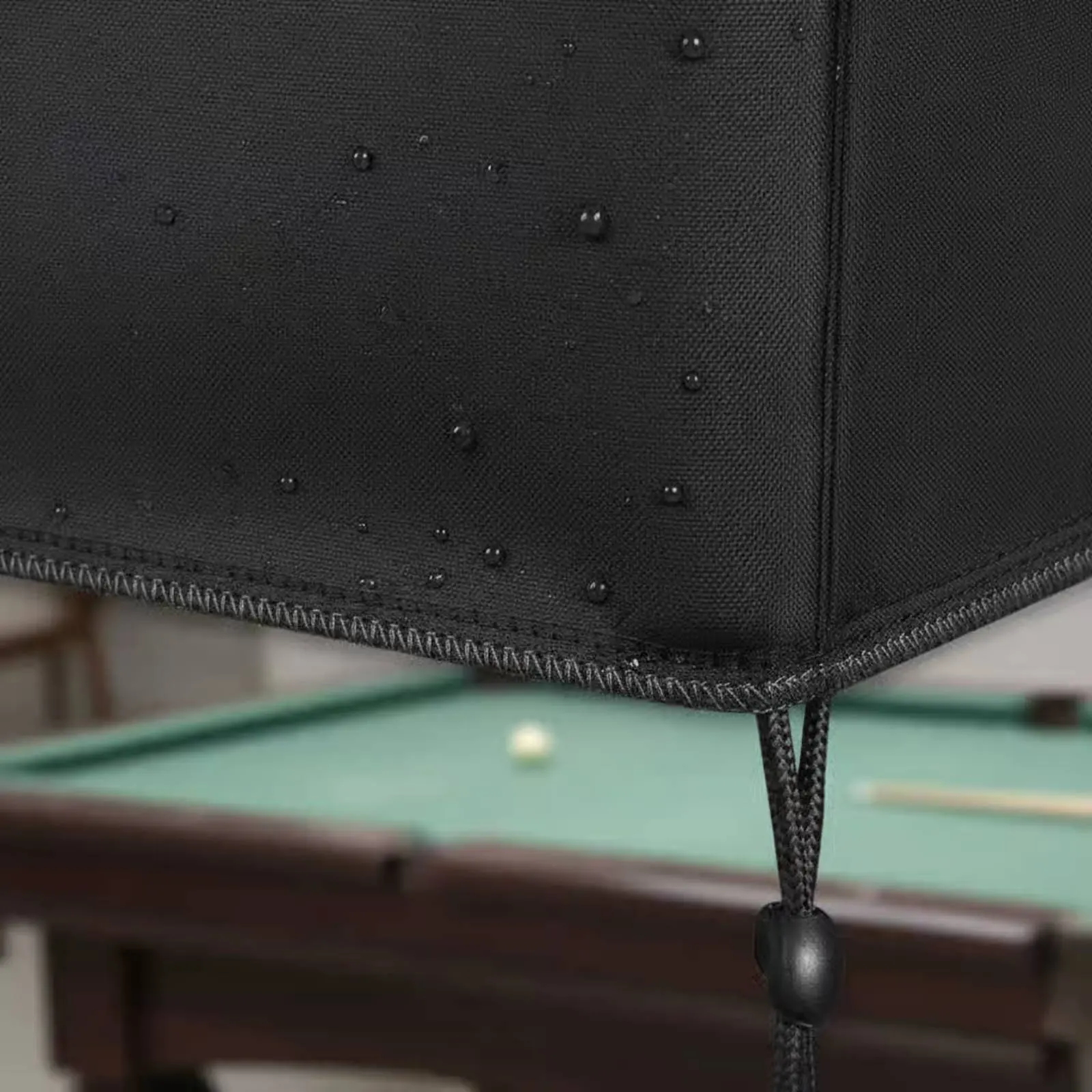 Pool Table Cover Weather-Resistant Protection Billiard Table Cover Resistant Windproof for Patio