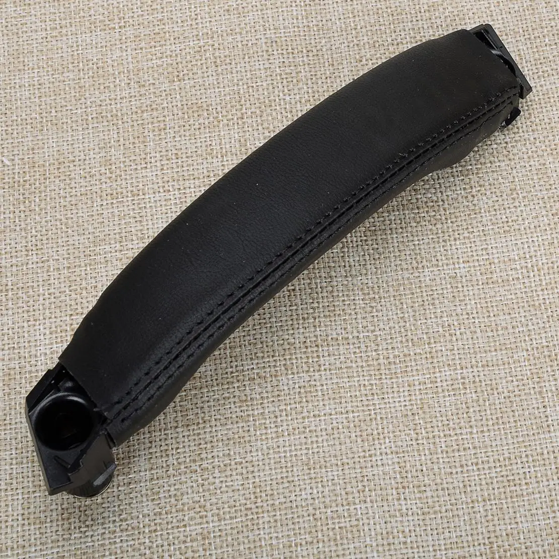 New 1 Pair Black PU Leather Car Door Pull Handle Fit for Land Rover L550 Discovery Sport 2015-2019 LR076161 LR076163 LR076151