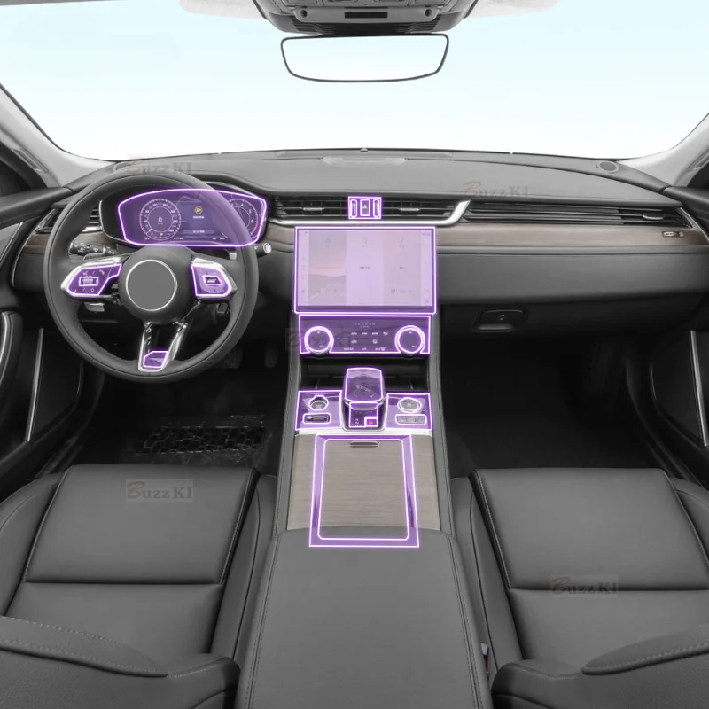 

Для Jaguar XFL 2021-2023 навигационный экран приборной панели, автомобильный интерьер, защитная ремонтная пленка из ТПУ, наклейка против царапин