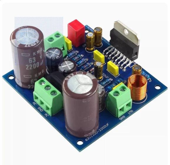 High fidelity TDA7293/94 AC dual power supply with rectification and filtering, single channel 100W module amplifier board