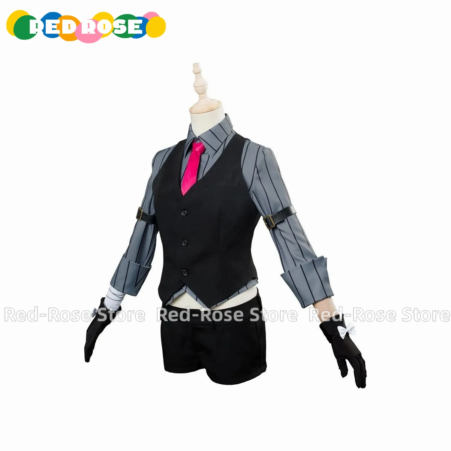 Anime Lot Grand Order Jack The Ripper Valentine 'S Outfit Cosplay Kostuum Pruik