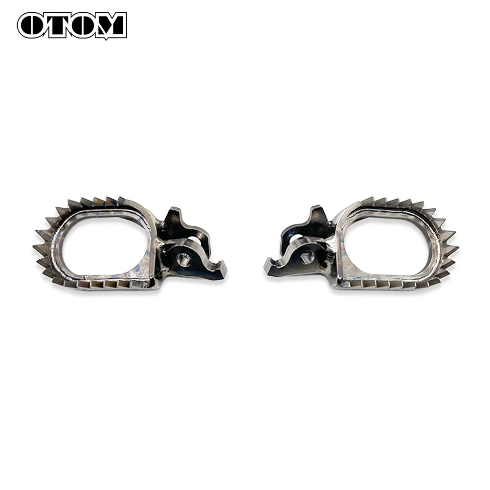 OTOM 2002-2023 Motorcycle Front Foot Rest Pegs Footpegs Footrest Titanium Alloy Pedal For HONDA CRF 250 300 450 1100 Accessories