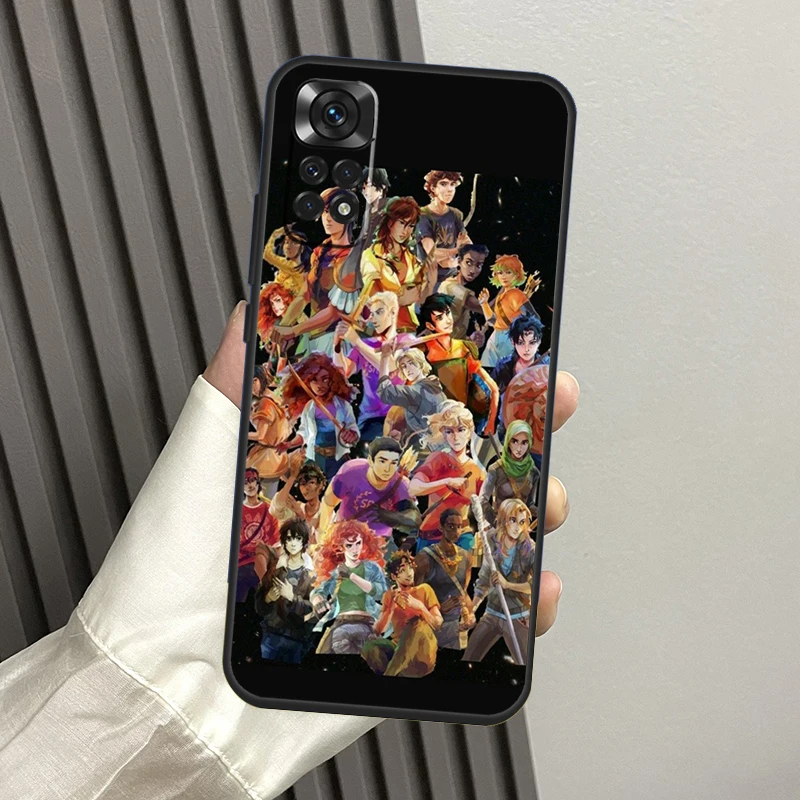 P-Percy Jackson Cartoon Case For Xiaomi Redmi Note 11 11S 10 10S 9 9S 8 12 Pro Redmi 9 10 12C 9C 9T 10A 10C Cover