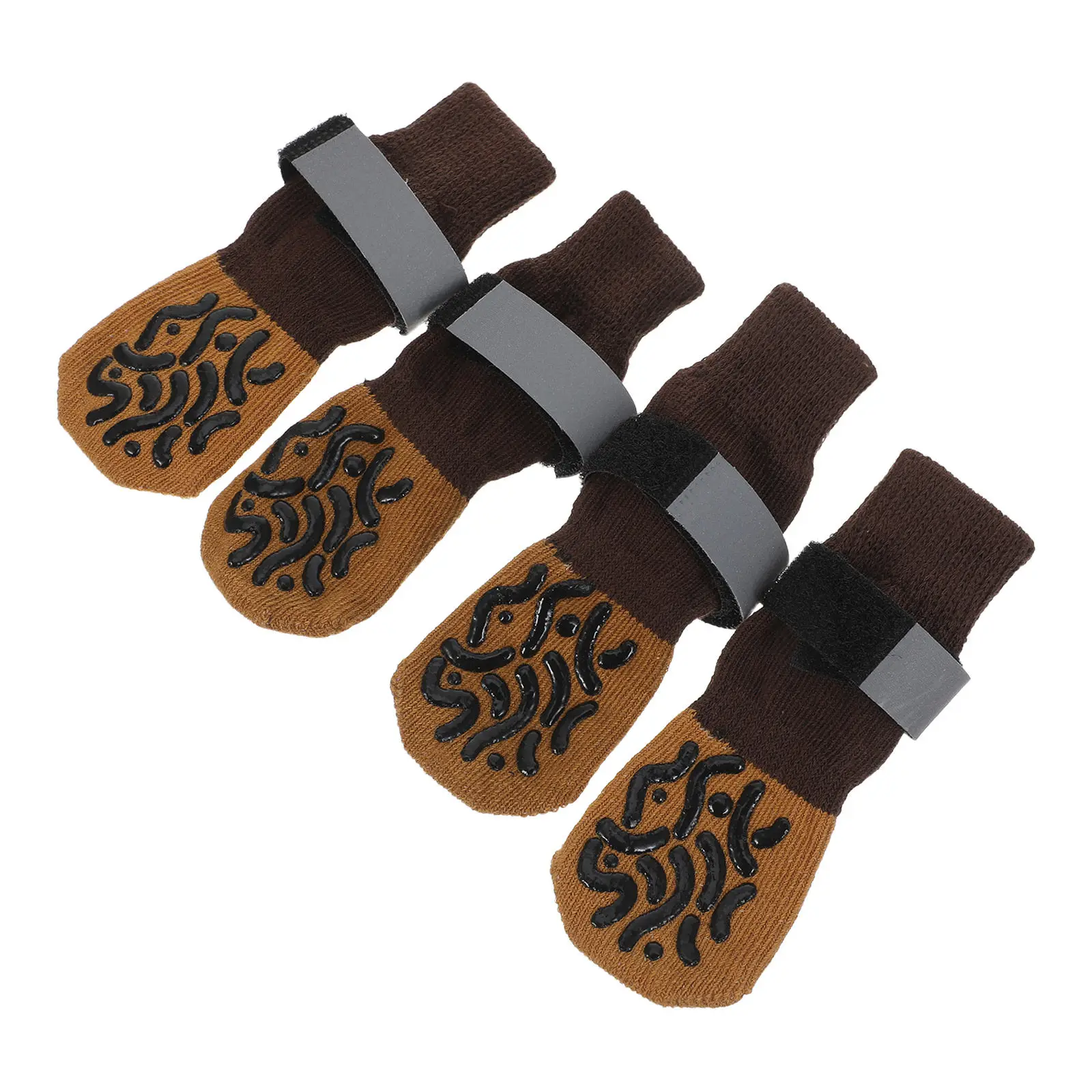 4Pcs Dog Anti Slip Socks for Hardwood Floor Indoor Outdoor Paw Traction Puppy Paw Protectors Non Skid Dog Socks