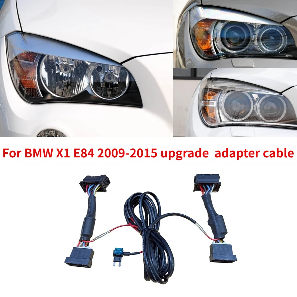 

Для BMW X1 E84 2009-2015 галогенный модернизированный ксеноновый жгут проводов автомобильных фар с кабелем дневных ходовых огней для X1 E84