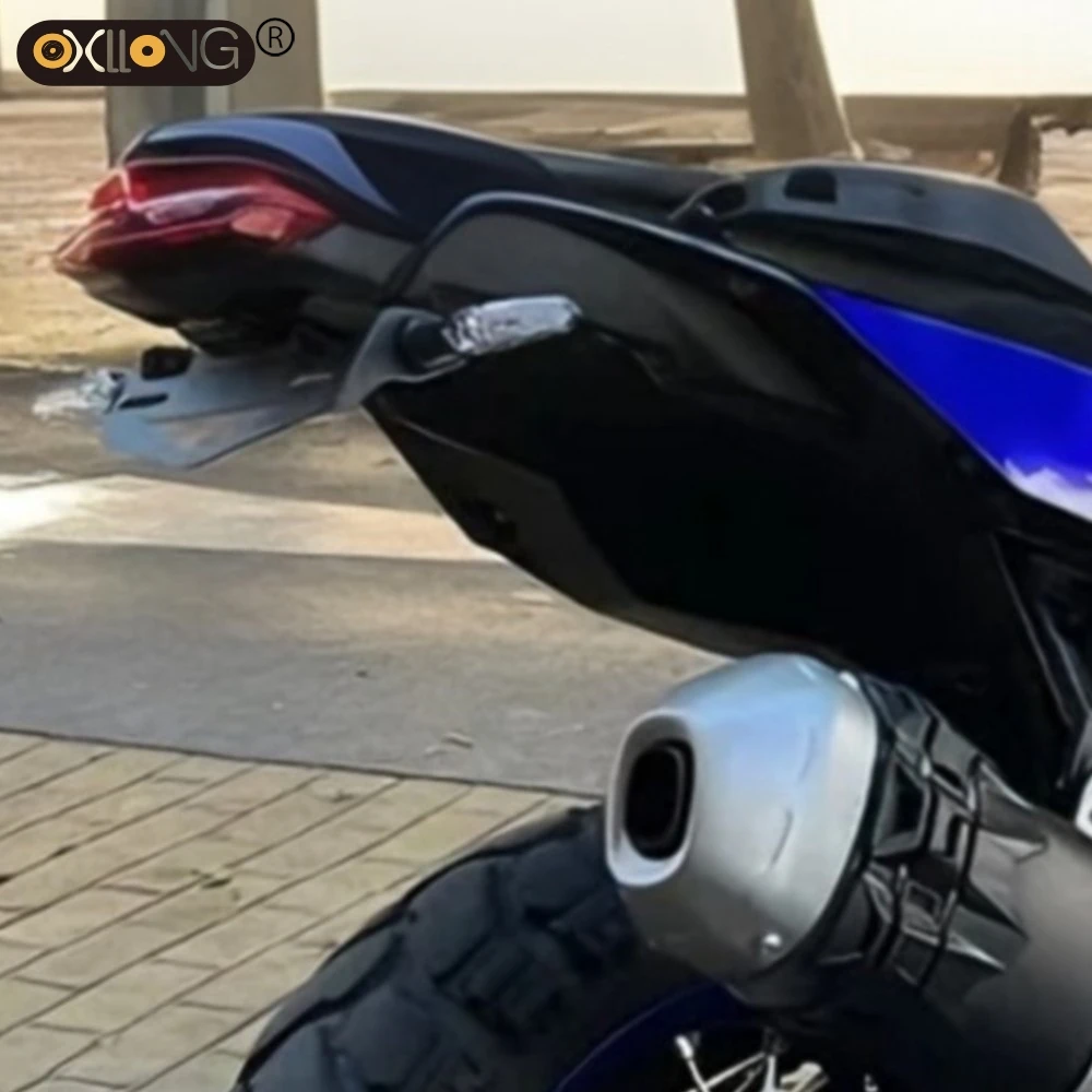 

For Yamaha Tenere 700 Rally XT700Z Tenere700 2019 2020 2021 2022 2023 2024 2025 License Plate Holder Bracket Rear Tail Tidy Kit