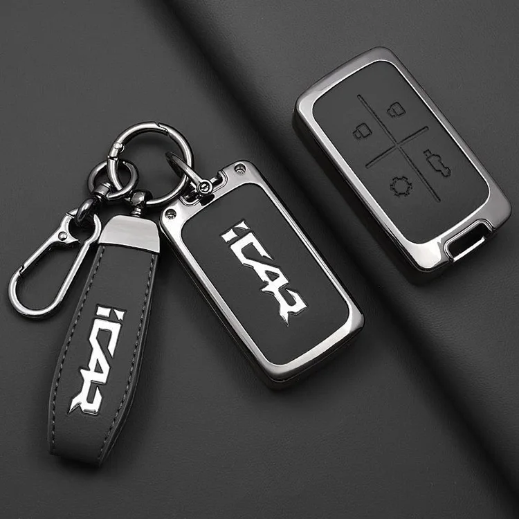 Autoschlüsselhülle für Chery Icar V27 Zubehör 2026 ICARV27 ICAR Fernbedienungsschutz Schutzhülle Schlüsselanhänger Halter – Detail 3