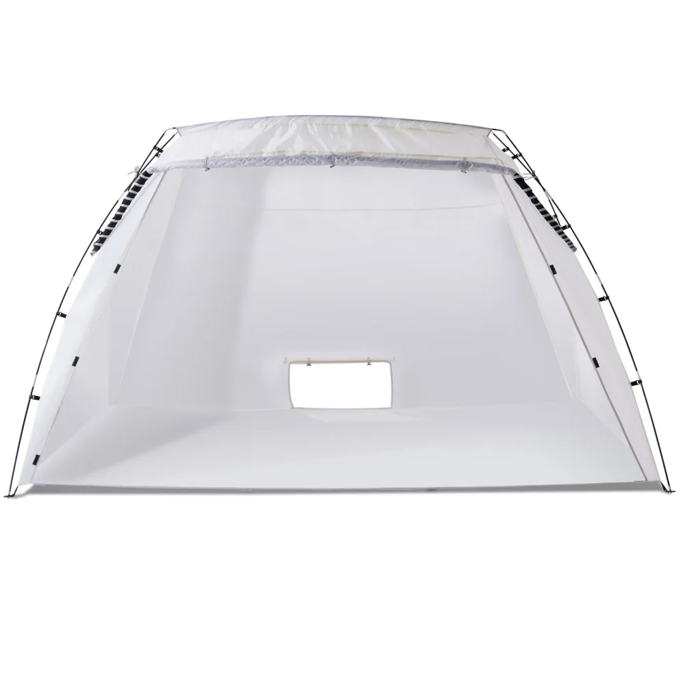 

Portable Paint Booth, 10x7x6ft Spray Tent with Built-in Floor & Mesh Screen, Ideal for Furniture & DIY Painting
