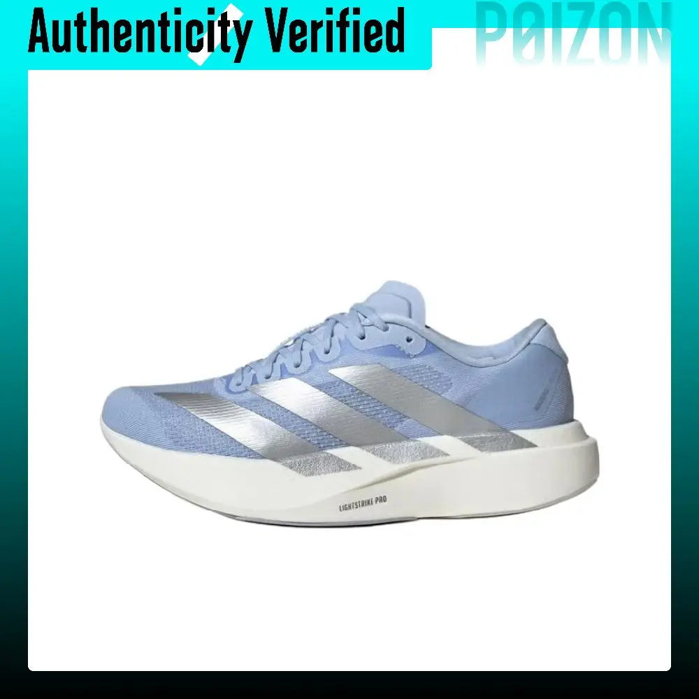 Adidas Adizero Evo SL Height Increasing Low top Lightweight PRO Midsole Technology Casual Running Shoes Women's Blue JS4453