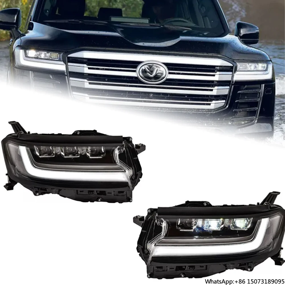 

Car Lights for LC300 Headlights 2022-2023 LC300 LED Headlight DRL LED Projector Lens Automotive Accessories