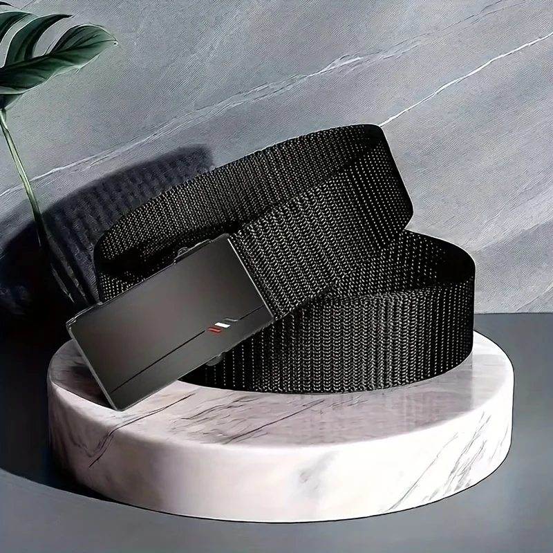 1 قطعة حزام رجال الأعمال الموضة حقيقية العلامة التجارية الفاخرة الترفيه حزام التلقائي مشبك حزام سير من القنب مع السراويل البضائع حزام البنطال الجينز