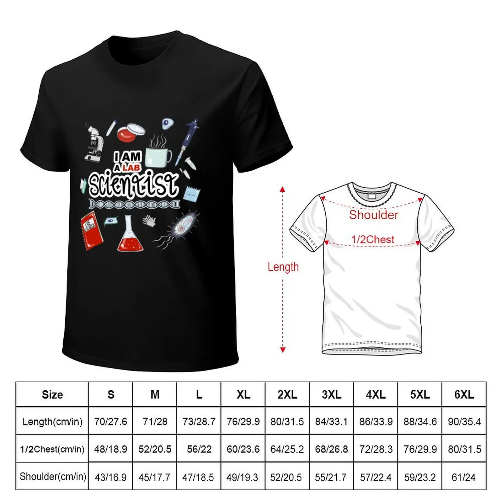I am a Scientist T-Shirt Athletic Fit Sports Short Sleeve Top
