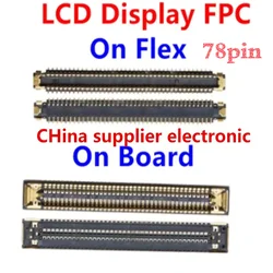 10pcs-100pcs  For Samsung A12 A22 A32 A42 A23 A125 A52 A72 A13 A125F/DS LCD Display Screen FPC Connector Contact on Board Flex