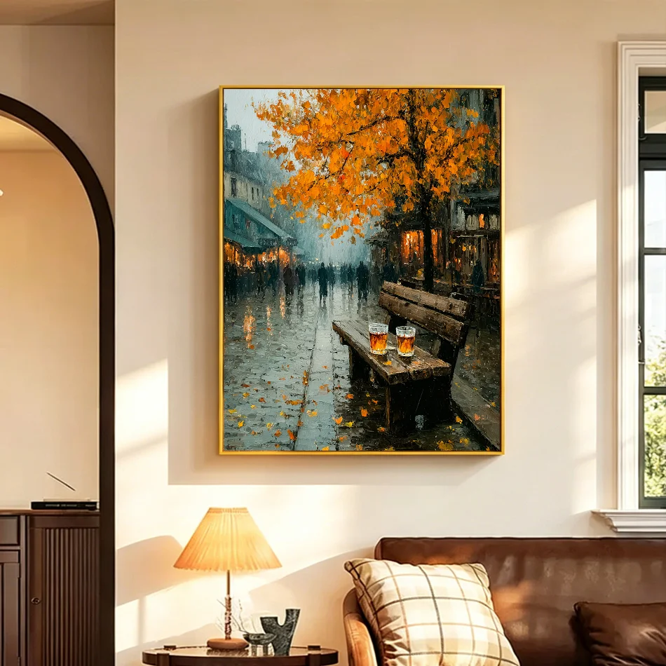 CHENISTORY Painting By Numbers Oil With Frame For Drawing Draw Landscape autumn Home Decoration Art Stuff Picture By Numbers Kit