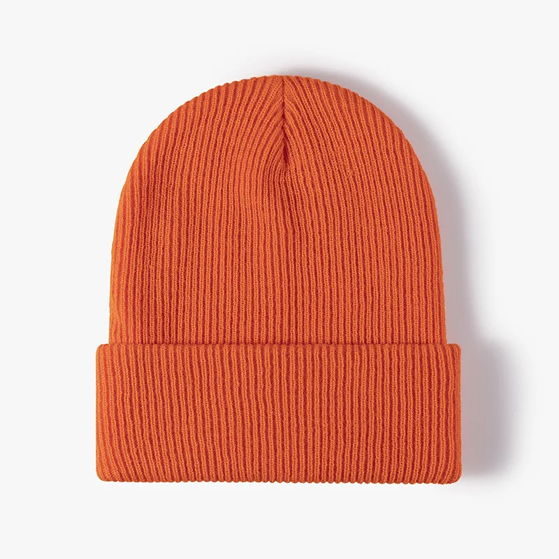 Unisex Black Knit Beanie Hat Warm Plain Skull Cap for Winter Outdoor Fashion Wholesale, image 8