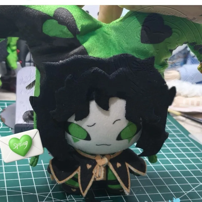 10cm Anime Game Attributes Kawaii Cosplay Soft Cotton Doll Starfish Body Harlequin Cartoon Mini Toy Figures Fans Collection Gift