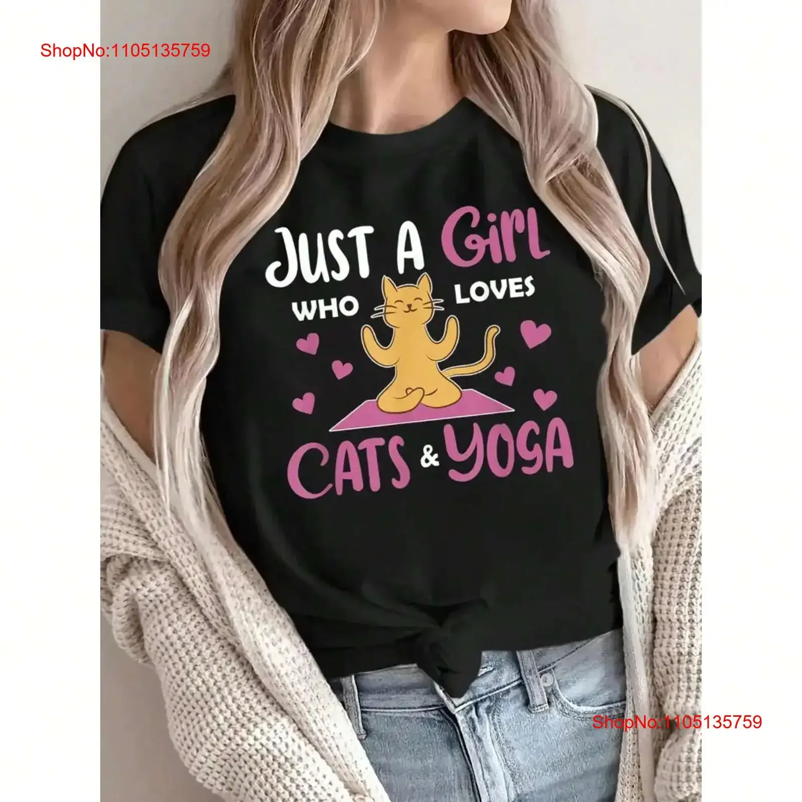

Женская футболка Who Love Cats and Yoga с уникальным дизайном, винтажная, слегка, унисекс, растянутая, мягкая, удобная