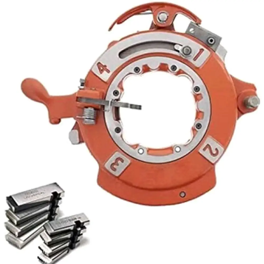 

Fast Pipe Preparation 47770 Pipe Threader Set Efficient Durable Universal Die Heads Threader Tool High-quality Alloy Steel