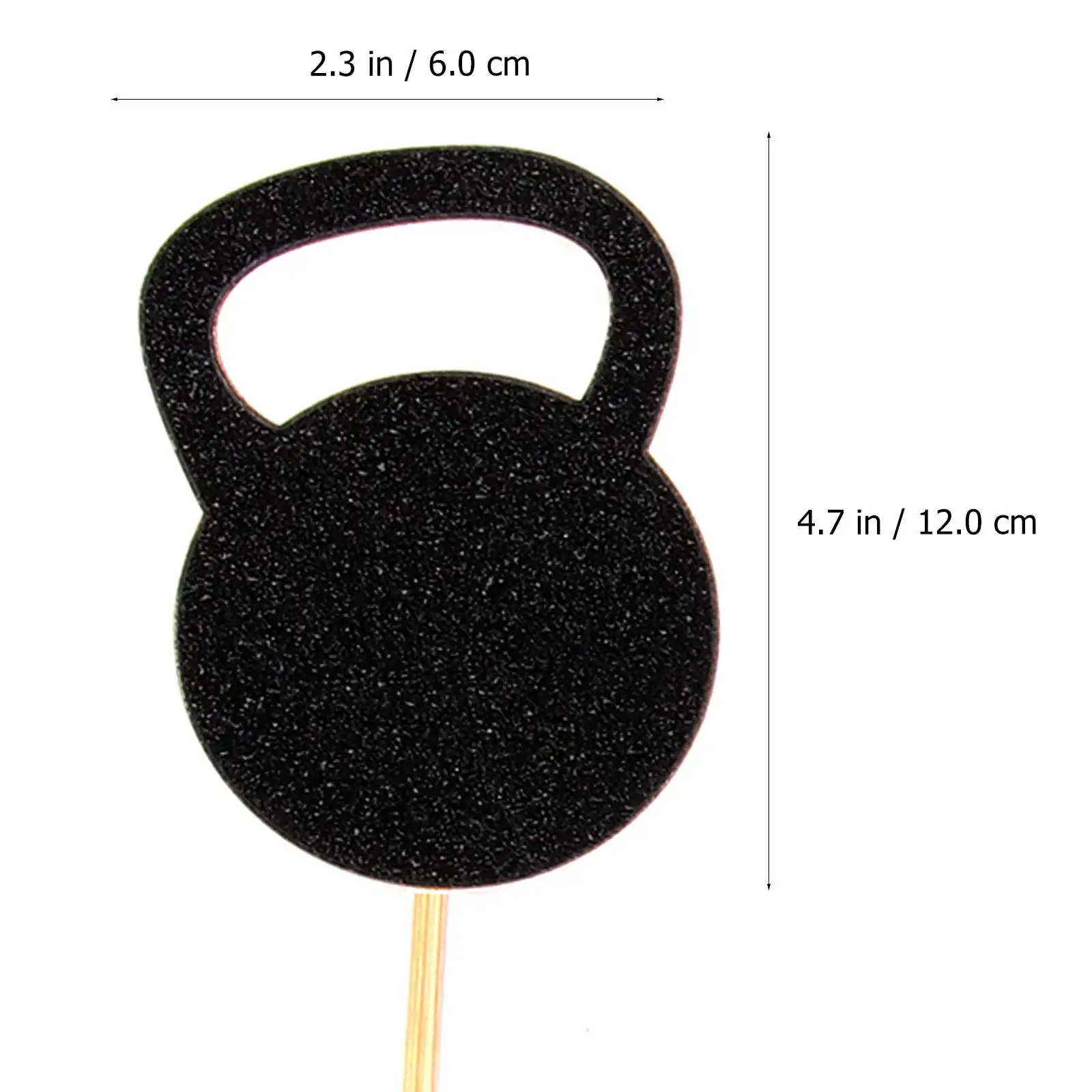 

Cake Toppers Gym Theme Decor Cupcake Adornment Supplies Unique Design Environment Friendly Safe Cake