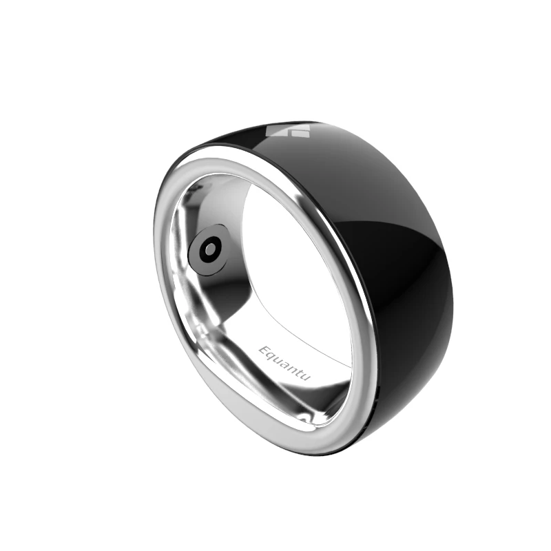 Anillo Zikir electrónico de cerámica, diseño creativo, recordatorio de AzAn Digital, Bluetooth inteligente