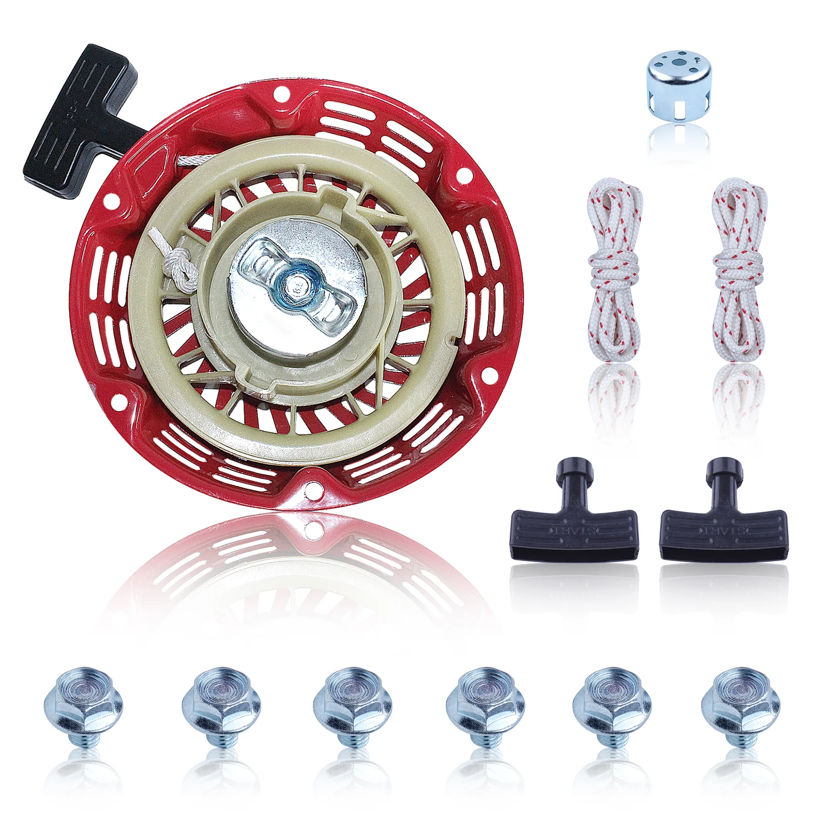 プルスタートアセンブリリコイルスターター-ホンダ-gx120-gx160-gx200-55hp-65hp-196cc-芝刈り機-28400-z4m-305zb-28400-z0t-003zb