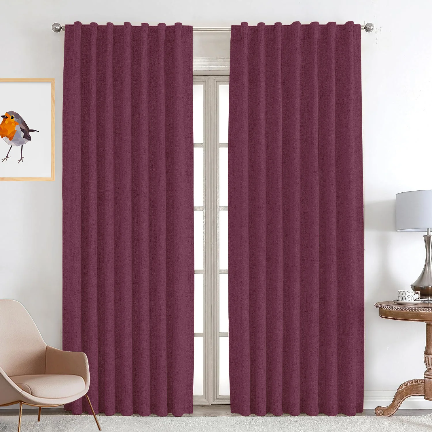 

Opaque custom curtains High quality fabrics Suitable for bedroom or living room Factory wholesale