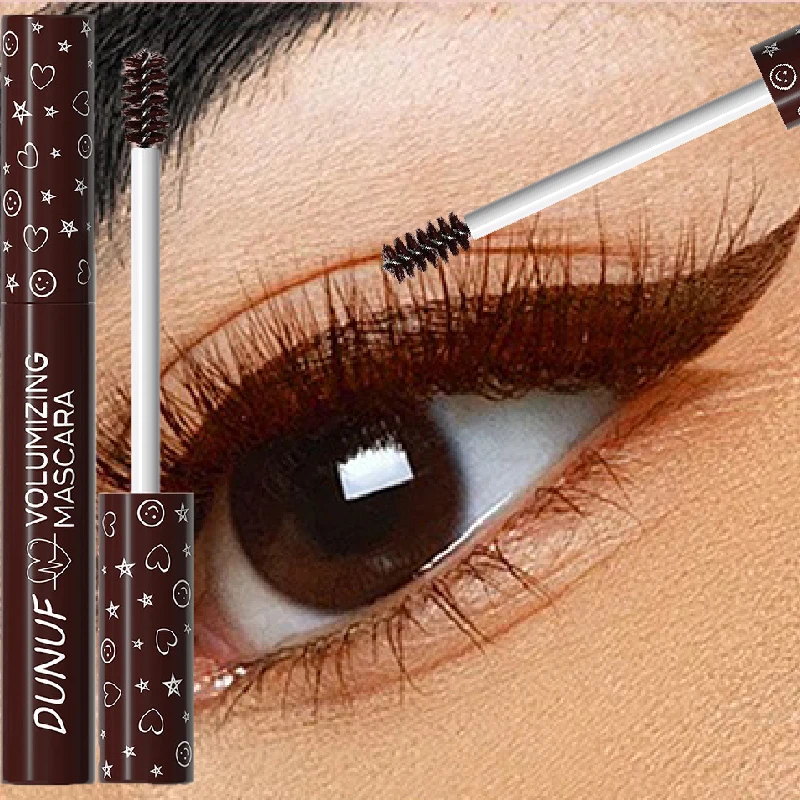 Mascara per ciglia arricciate colorate Estensione ciglia Allunga Bianco Viola Cosplay Trucco occhi Glitter Mascara diamante impermeabile