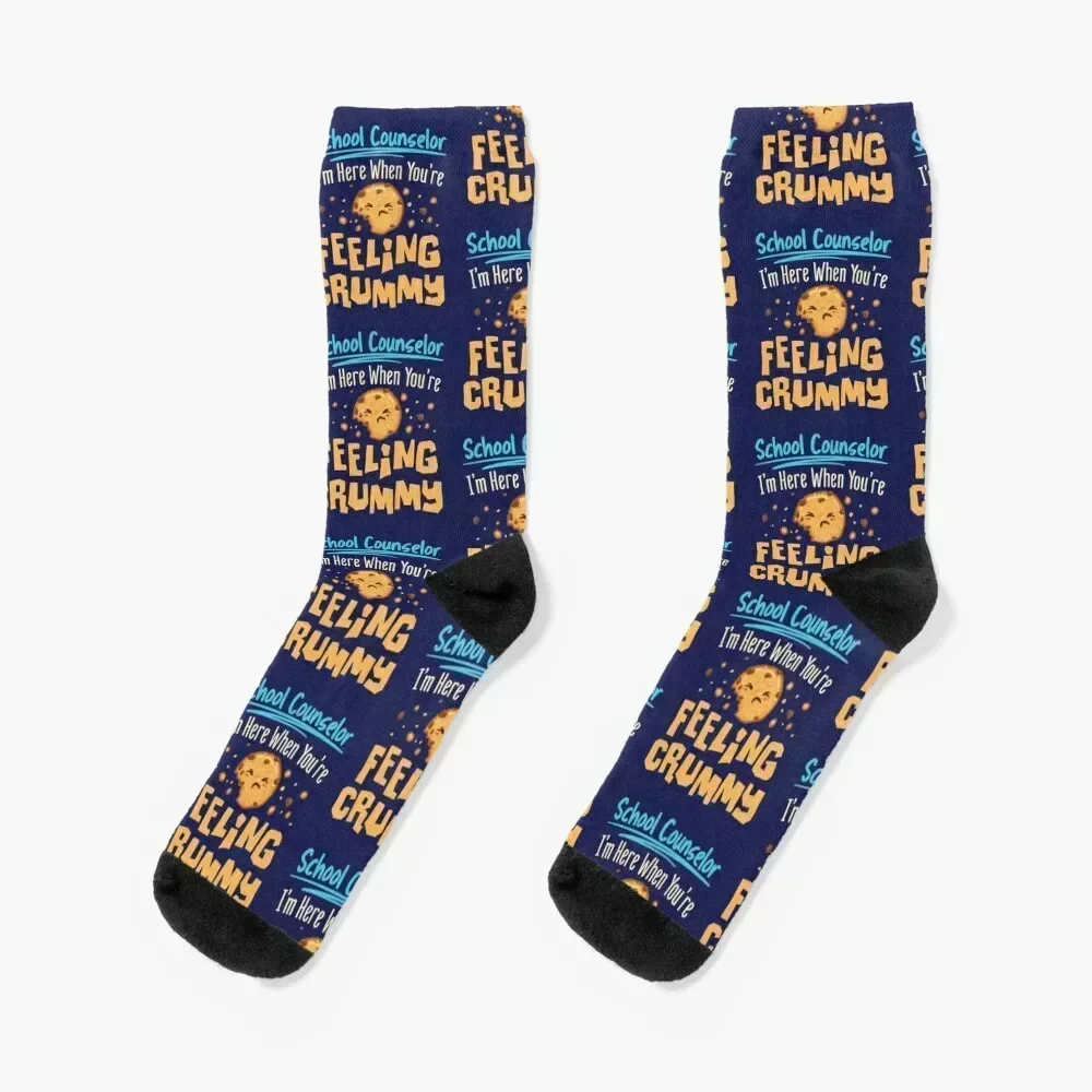 

School Counselor I'm Here When You're Feeling Crummy Socks anti-slip funny sock set Women's Socks Men's