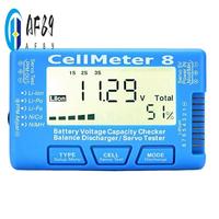AF89-RC Cellmeter8 1S-8S Battery Capacity Voltage Test Meter For Lipo Li-Lon Nimh Meter Durable