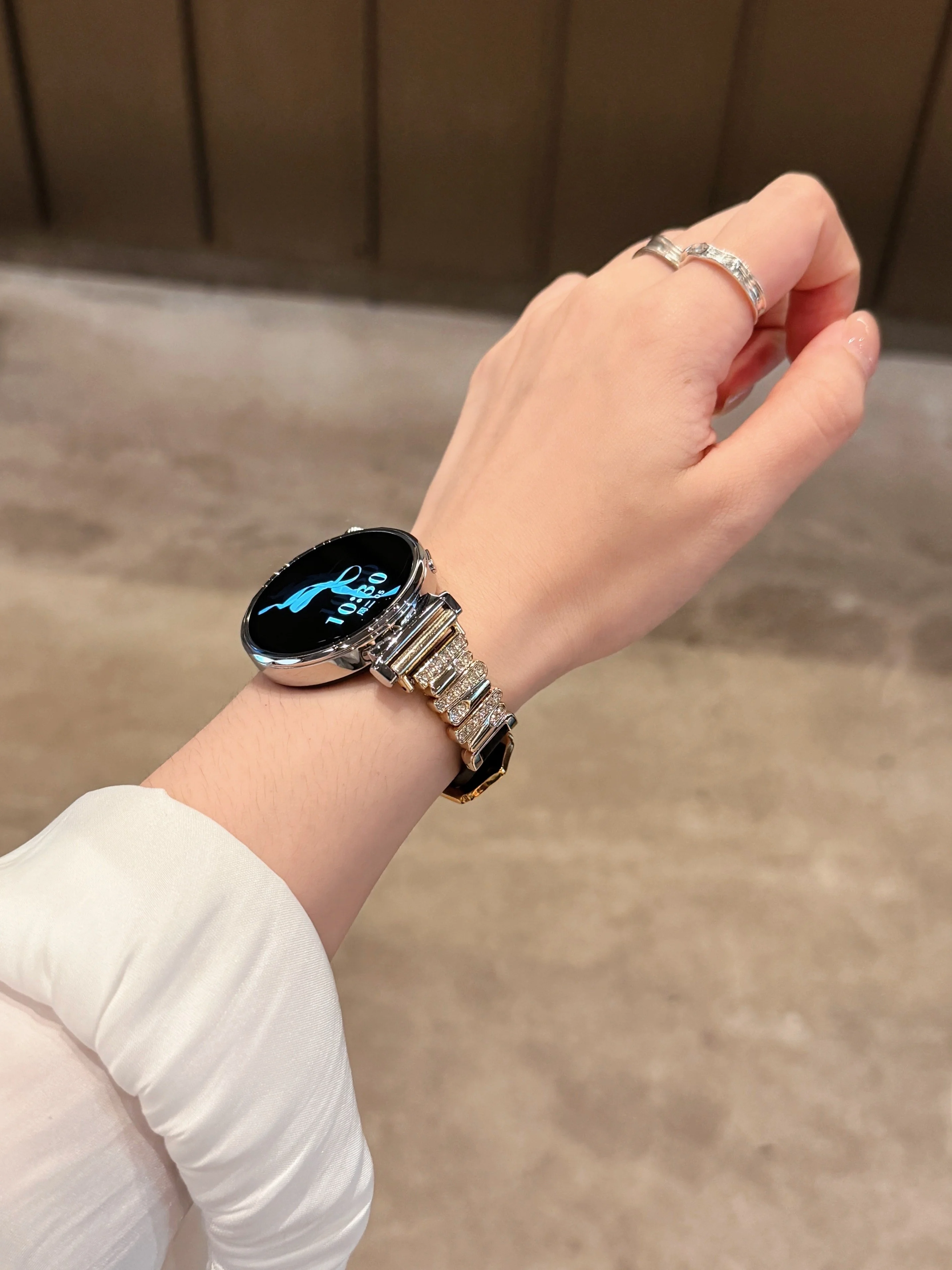 22mm/20mm/18mm irregular diamond studded fashionable watch strap suitable for Huawei GT5/GT5 Pro/GT4/GT2/3/4