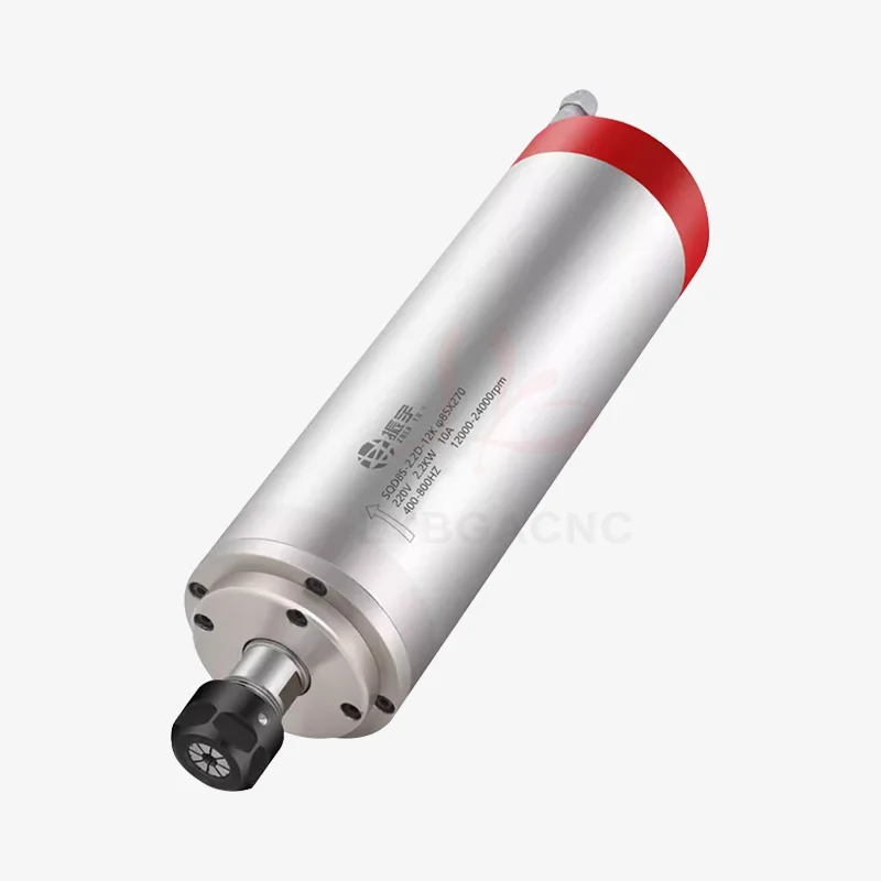 2.2KW Metal Mould Spindle Motor CNC Water Circulation Cooling 85 Diameter 12000 RPM Engraving Machine Components Milling