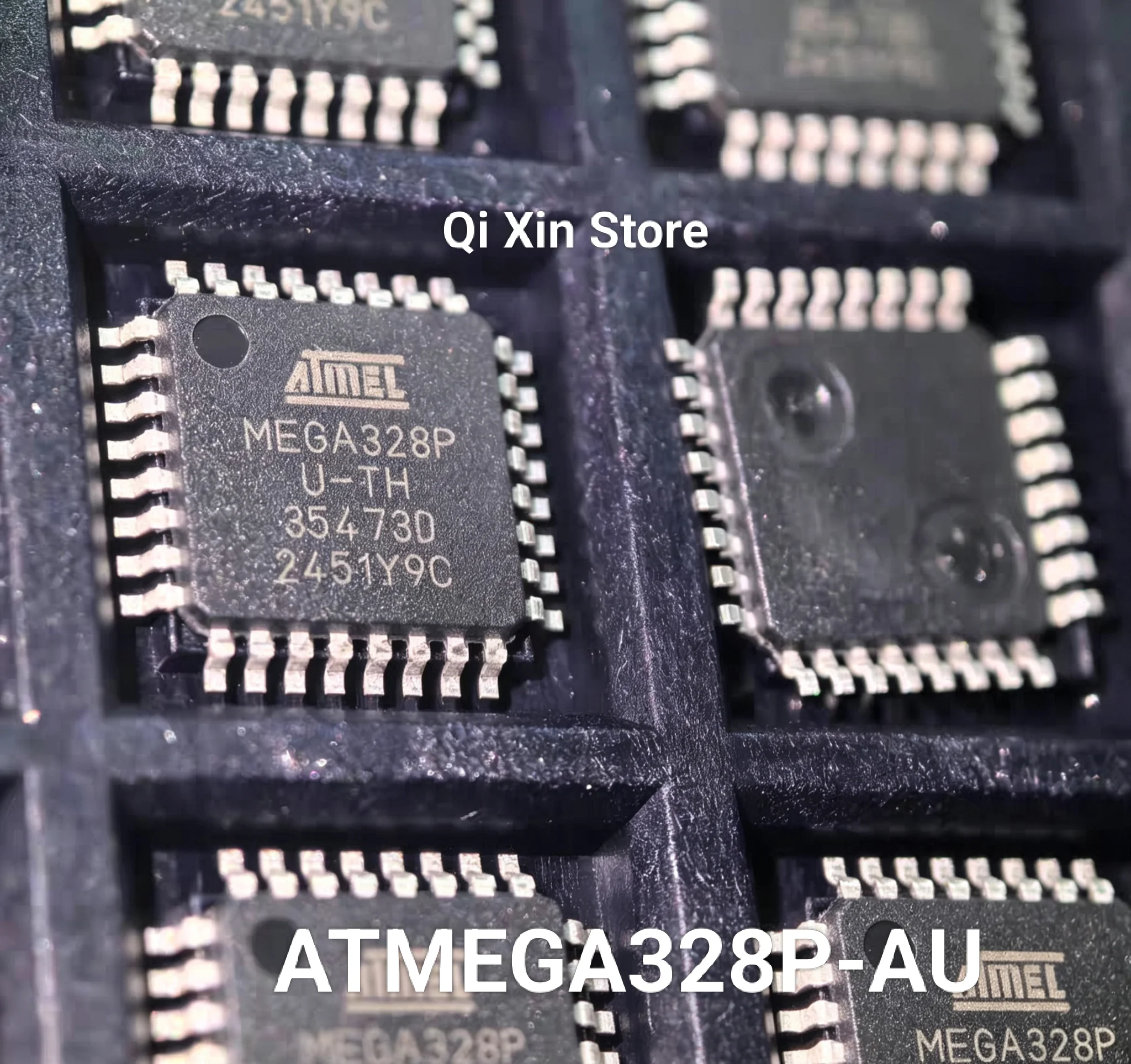 ATMEGA328P-AU TQFP-32 Atmel Integrated Circuit, Brand New and Genuine, Available for Direct Purchase
