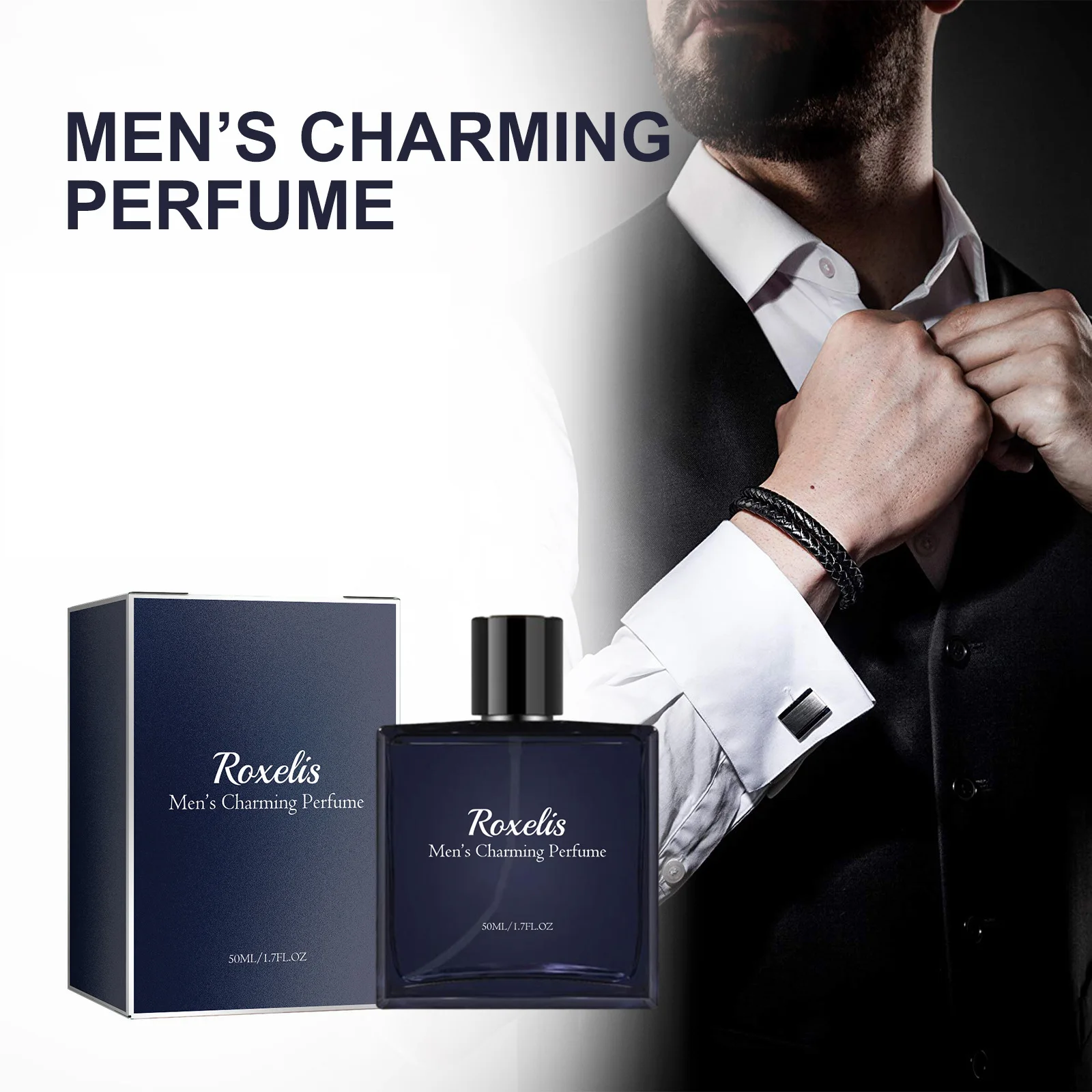 50ml Perfume, neutral and durable, attractive, natural and fresh for men, perfume, spray, charming, more solemn and gorgeous