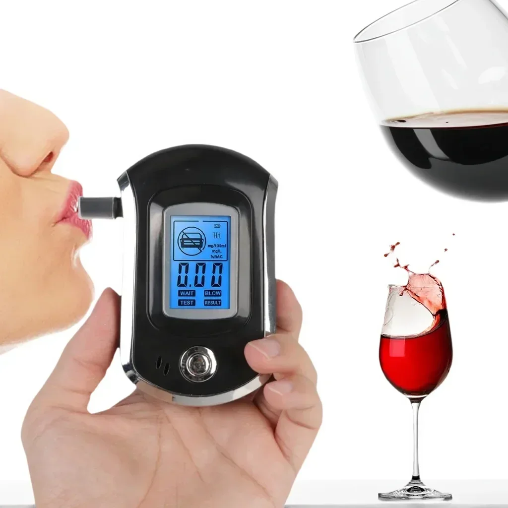 

Универсальный интеллектуальный цифровой алкотестер-анализатор алкоголя для водителей автомобилей