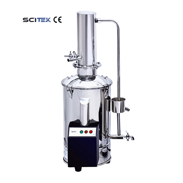 SCITEK Electric-heating Water Distiller High Quality Stainless Steel For High-Purity Water Source Lab Use CE ISO 1 Year