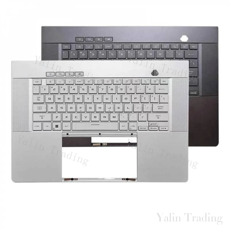 Reposamanos con teclado retroiluminado original SS+ para ASUS ROG Zephyrus G16 Air GU605 GU605MY, estrictamente probado, certificado y compatible