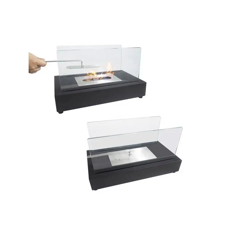 مدفأة محمولة من الإيثانول الحيوي بدون دخاني - حفرة نار مدمجة للاستخدام الداخلي والخارجي