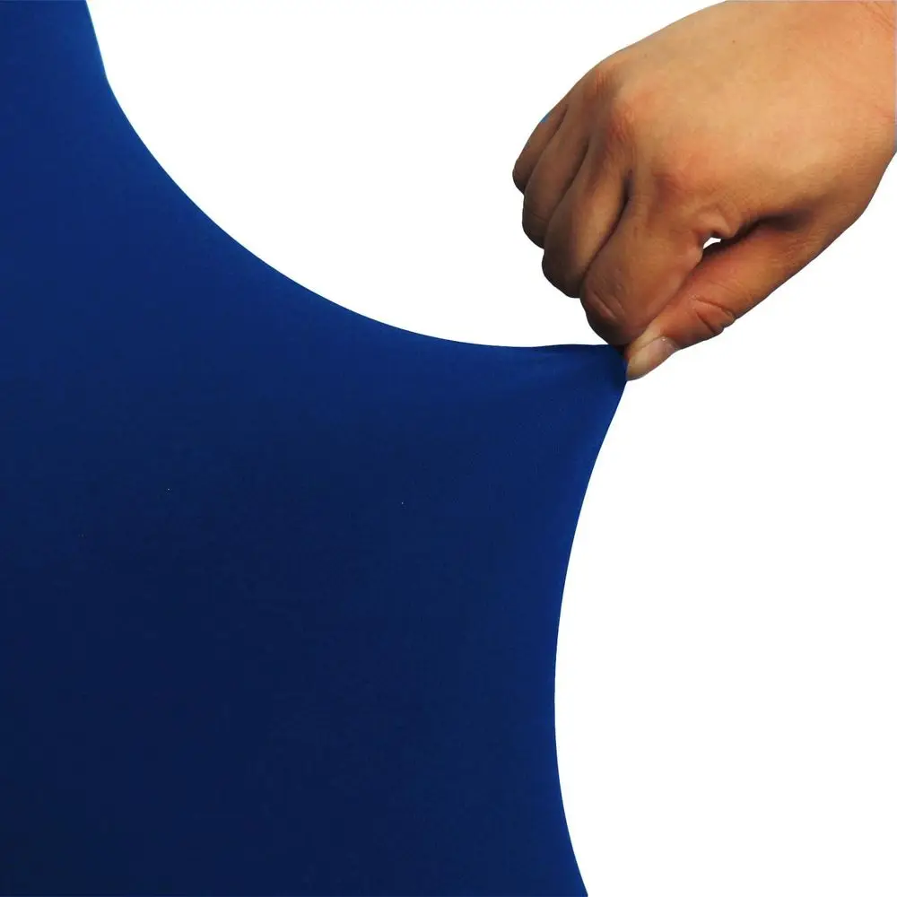 Coprisedie in spandex blu royal (confezione da 50) - Elasticizzato per matrimoni e feste