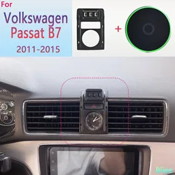 For Volkswagen VW Passat B7 2011 2012 2013 2014 2015 Magnetic Car Phone Holder 15W Wireless Charging Phone Stand MagSafe Base