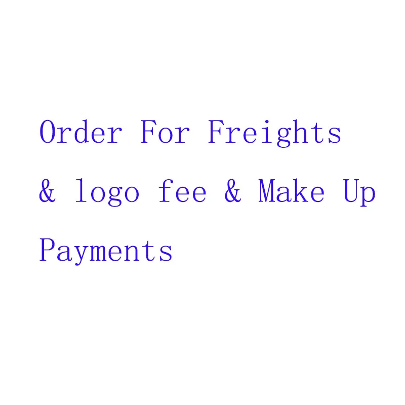 

Специальный заказ за перевозки / настройку логотипа / оплата компенсации