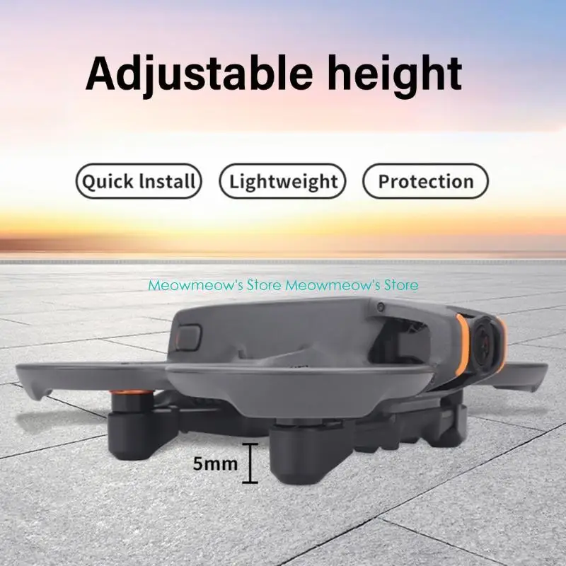 W91A امتدادات الهبوط مجموعة الساق ل Avata 2 أسفل الحامي تمديد دليل الخدش