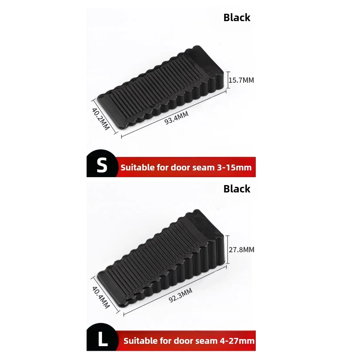 1Pcs Sicherheit Gummi Tür Stop Stopper Block Keil Türstopper Tür Stopper Home Office Tür Hinten Retainer Anti-kollision Stop – Detail 9