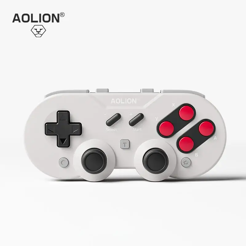Aolion وحدة تحكم ألعاب صغيرة لاسلكية Joypad Hall Effect عصا التحكم ل نينتندو سويتش ريترو غمبد للكمبيوتر ويندوز لمفتاح NS